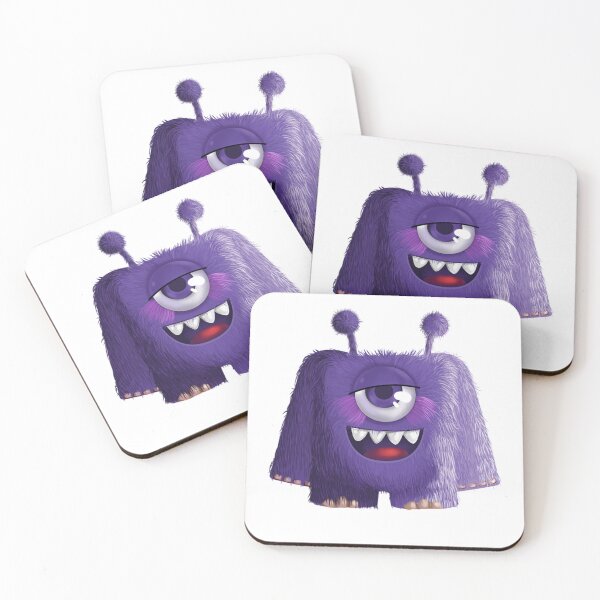 Item preview, Bubblie cute purple monster designed and sold by Articabysalma.