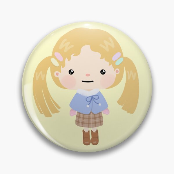 Item preview, Pigtailed girl character wearing winter clothes designed and sold by geami.