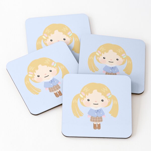Item preview, Pigtailed girl character wearing winter clothes designed and sold by geami.