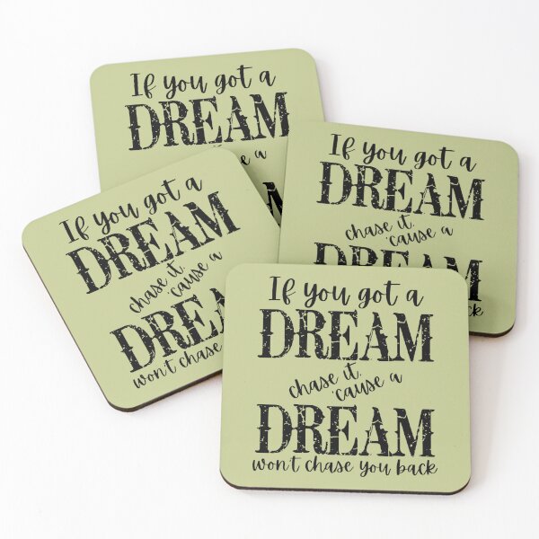 Item preview, If You Got A Dream Chase It 'Cause It Won't Chase You Essential T-Shirt designed and sold by Sunnger.