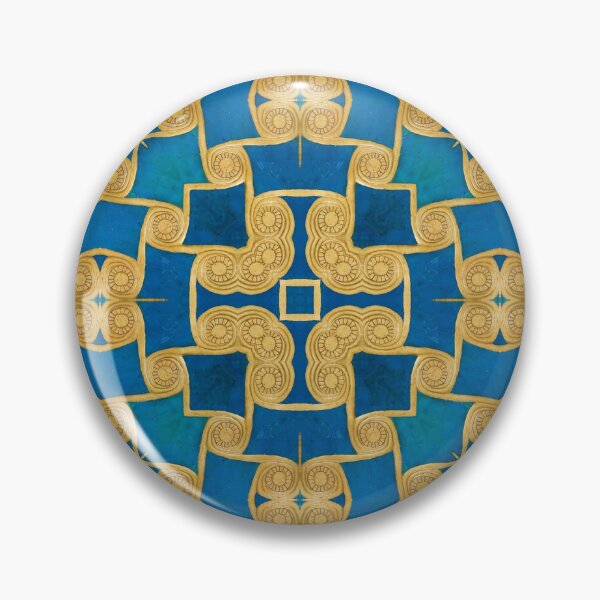 Item preview, New Kingdom Period Geometric Tile Kaleidoscope Pattern 5 designed and sold by Swabcraft.