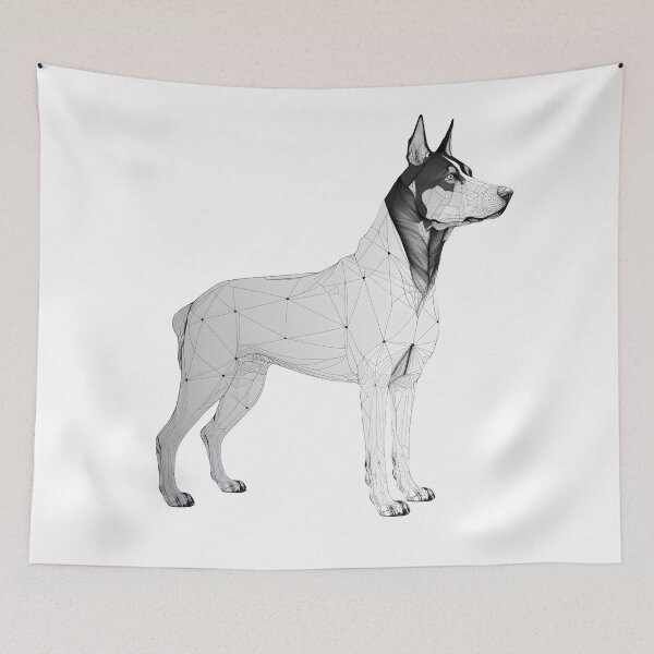 Item preview, Doberman Pinscher Dog, protective regal canine. designed and sold by LorandQuest.