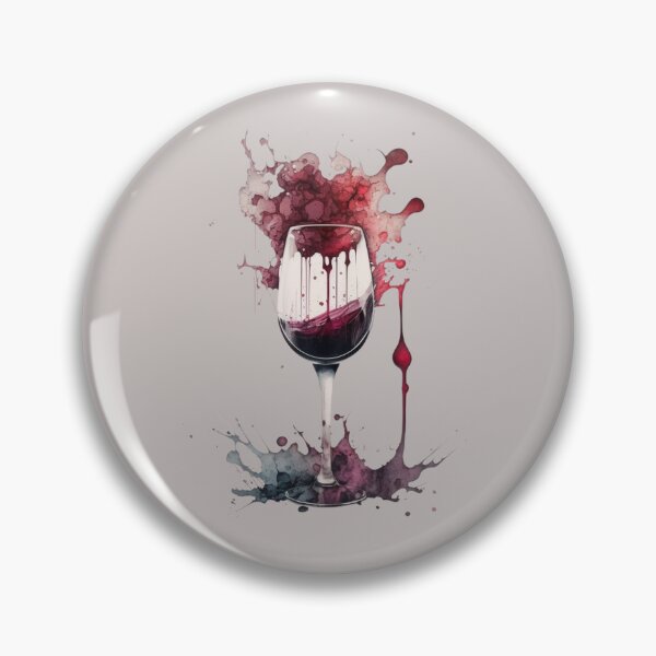 Item preview, Red Wine Glass Wine Stain Wine Lover  designed and sold by Alper Billik.