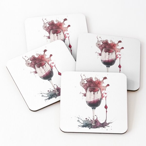 Item preview, Red Wine Glass Wine Stain Wine Lover  designed and sold by SOMM DIGI ART .