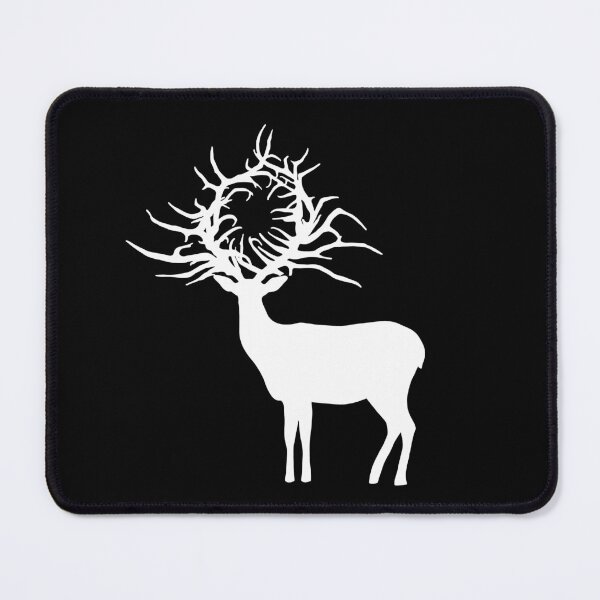 Item preview, Morozova's Stag 2 White designed and sold by RockyCreekArt.