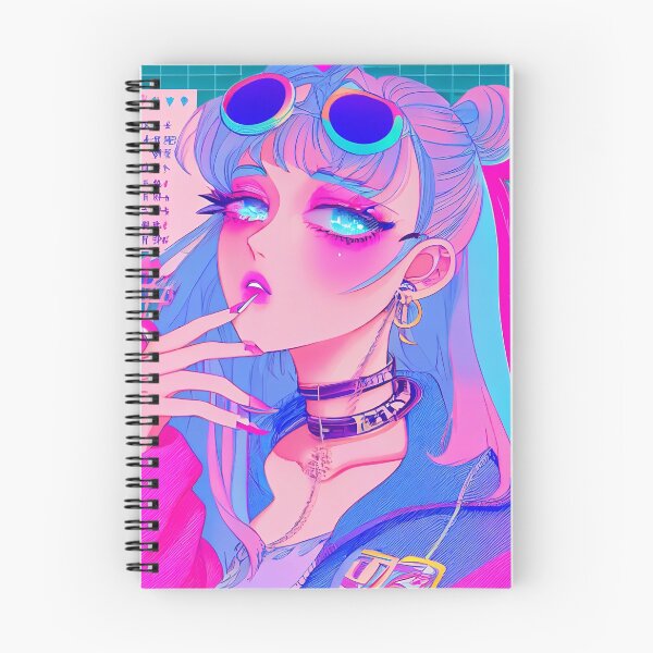 Item preview, Anime Girl Synth Wave designed and sold by dinico.