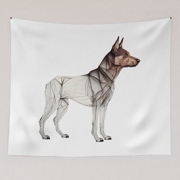 Item preview, Doberman Pinscher  brown Dog, protective regal canine. designed and sold by LorandQuest.