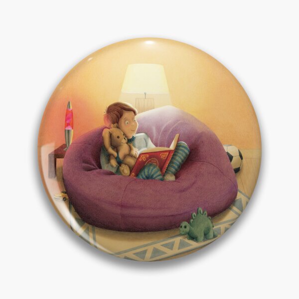 Item preview, child who reads designed and sold by Iris Créa.