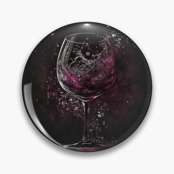 Item preview, Wine Glass Drawing Red Wine  designed and sold by Alper Billik.