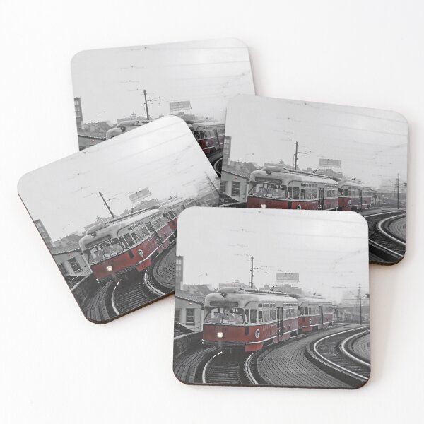 Item preview, Boston streetcar running over a bridge designed and sold by LaVilleNouvelle.