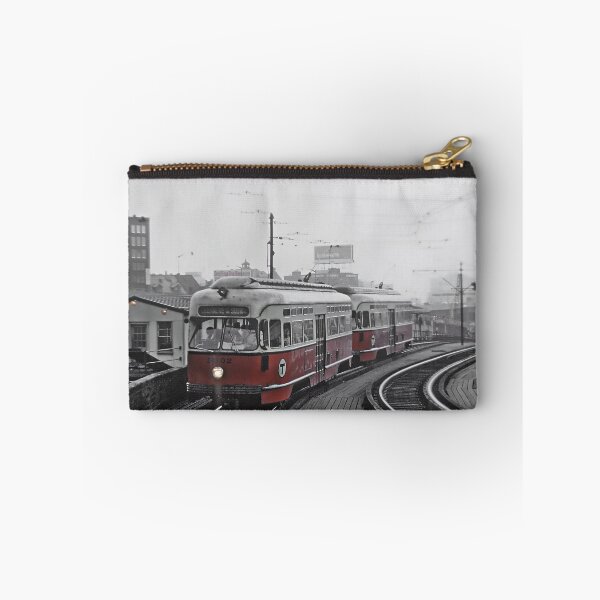 Item preview, Boston streetcar running over a bridge designed and sold by LaVilleNouvelle.