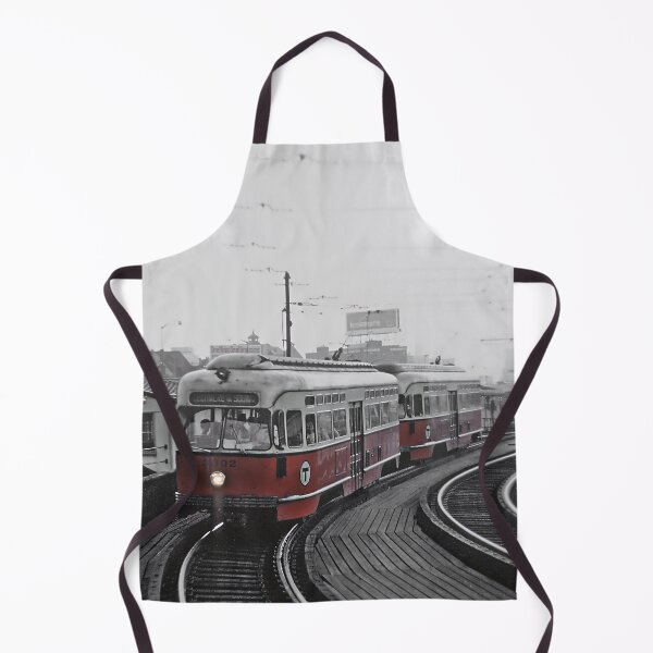 Item preview, Boston streetcar running over a bridge designed and sold by LaVilleNouvelle.