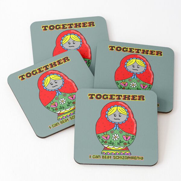 Item preview, Together, I can beat schizophrenia designed and sold by SolidEarthArt.
