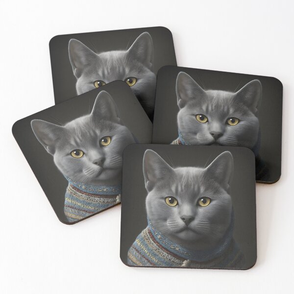 Item preview, Chartreux Cat designed and sold by MonkStudio.