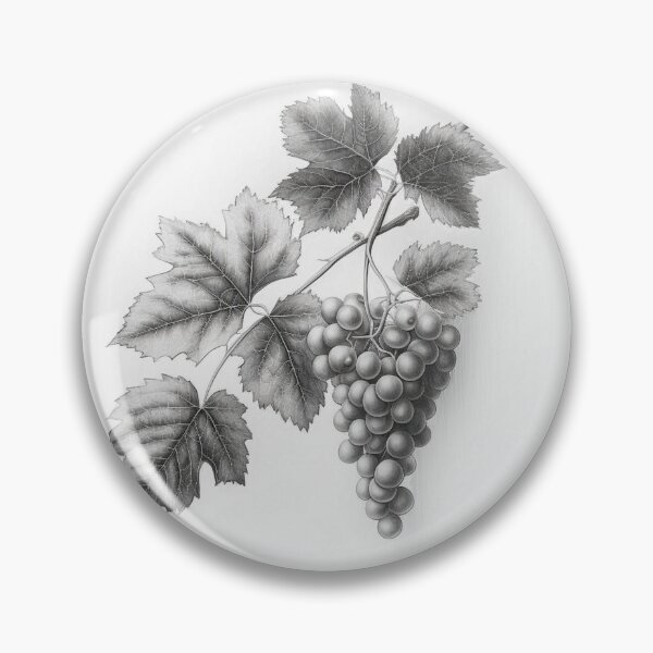 Item preview, Black and White Wine Art Grape of Wine  designed and sold by Alper Billik.
