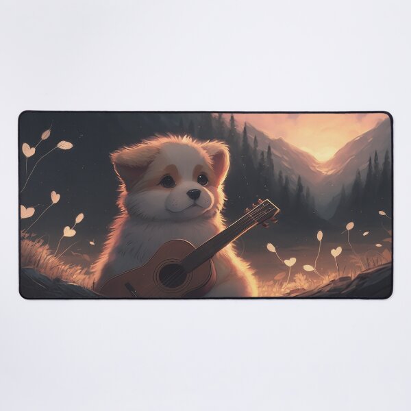 Item preview, Gaming mouse pad "Cute puppy 5" designed and sold by Cadengo.