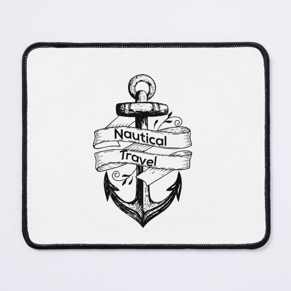 Item preview, Vintage Sea Anchor Nautical Travel Graphic designed and sold by AwesomeTrends.
