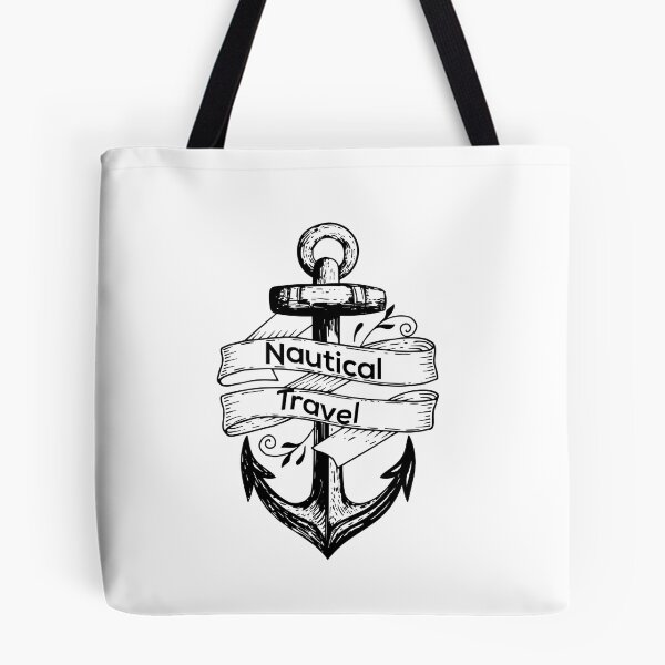 Item preview, Vintage Sea Anchor Nautical Travel Graphic designed and sold by AwesomeTrends.