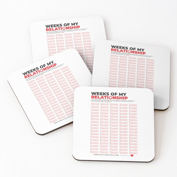 Item preview, Life calendar Weeks of my relationship 2023 Hearts. designed and sold by grafik.