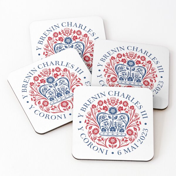Item preview, British King III Charles Memorabilia Wales Welsh Emblem Mens Kings Coronation May 2023 designed and sold by pipsmerch.