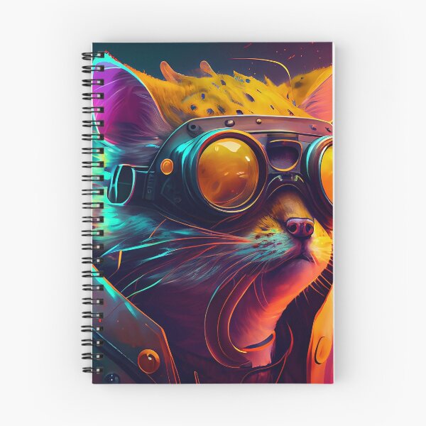 Item preview, Futuristic Furrtastic Alien Cybercat designed and sold by dinico.