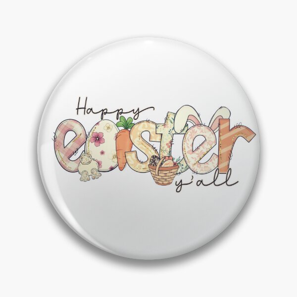 Item preview, HAPPY EASTER YALL - cute easter wishes designed and sold by KatisDesign.