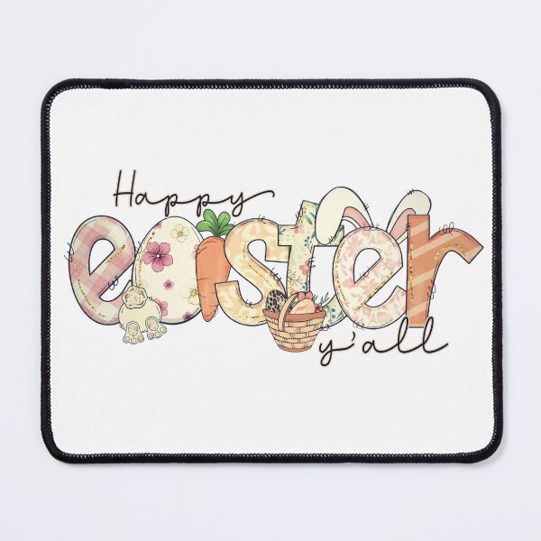 Item preview, HAPPY EASTER YALL - cute easter wishes designed and sold by KatisDesign.