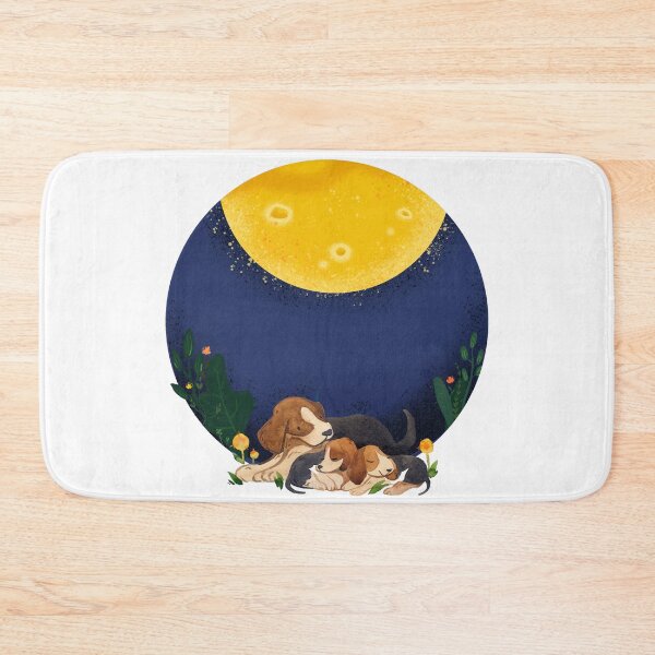 Item preview, Moongazing puppies designed and sold by CreativeStrand.