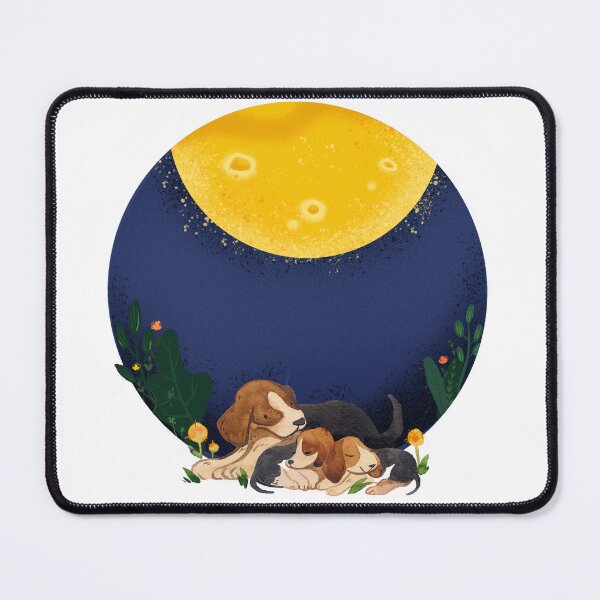 Item preview, Moongazing puppies designed and sold by CreativeStrand.