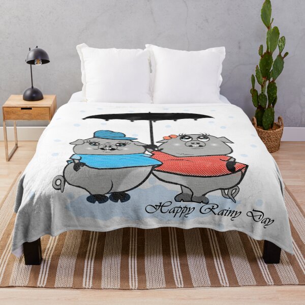 Item preview, Cute pigs - happy rainy day designed and sold by Shirley cute art .