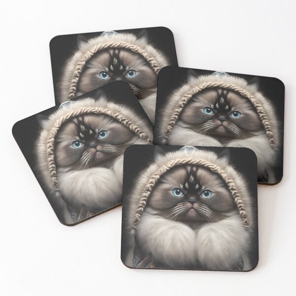 Item preview, Super Cute Himalayan Cat, Cute Cat portrait designed and sold by MonkStudio.