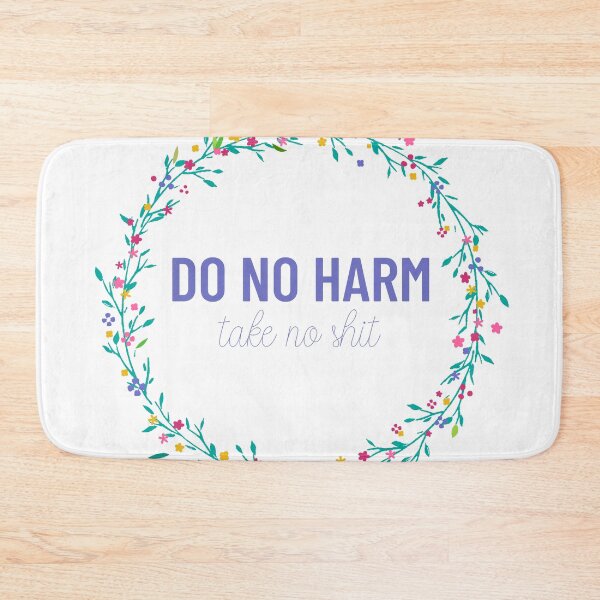 Item preview, Do No Harm Take No Shit Dainty designed and sold by annmariestowe.