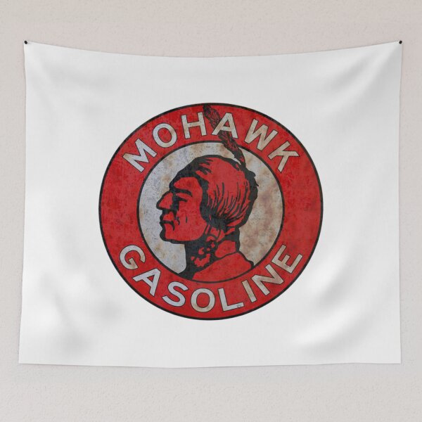 Item preview, Mohawk Gasoline vintage sign rust version   designed and sold by starthingsmis17.