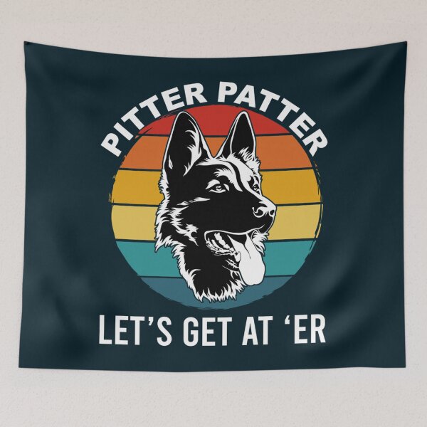 Item preview, Pitter Patter - Let_s Get At Er, Funny Dog Retro Vintage, Let_s Get At Er, Letterkenny Ena designed and sold by starthingsmis17.
