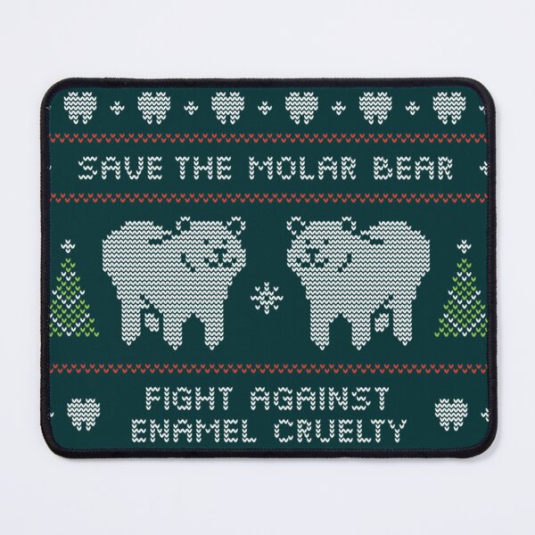 Item preview, Ugly Christmas Sweater Molar Bear Dental   designed and sold by starthingsmis17.