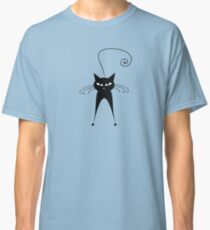 Black cat silhouette Classic T-Shirt