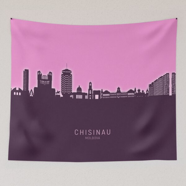 Item preview, Chisinau Moldova Skyline designed and sold by ArtPrints.
