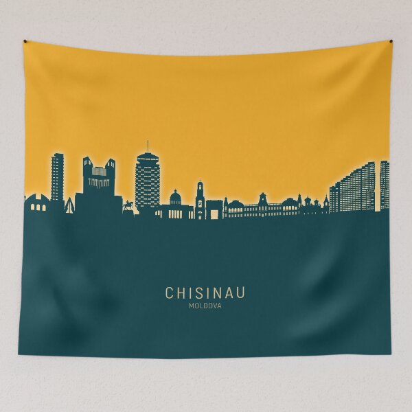 Item preview, Chisinau Moldova Skyline designed and sold by ArtPrints.