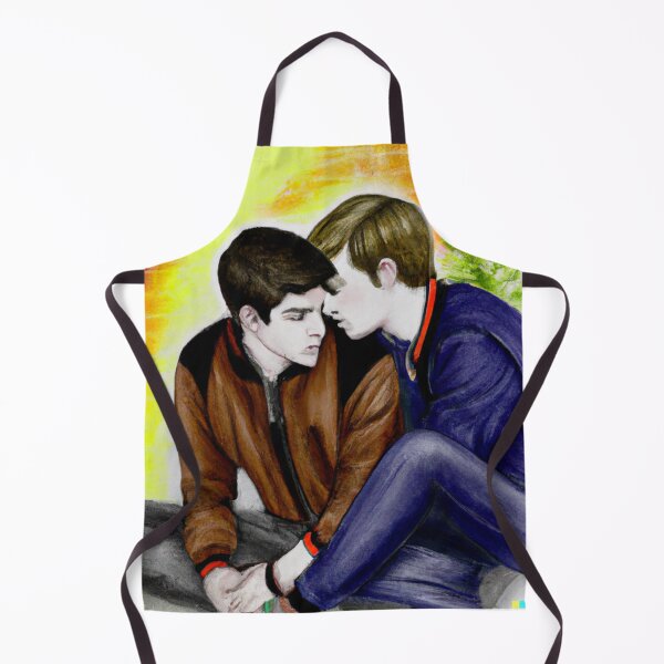 Item preview, Heartstopper, Charlie and Nick, in a tender and intimate moment. designed and sold by Berry Pink.