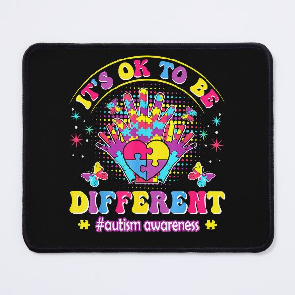 Item preview, Autism Awareness Heart and Butterfly It's Ok To Be Different  designed and sold by benniekvolv.