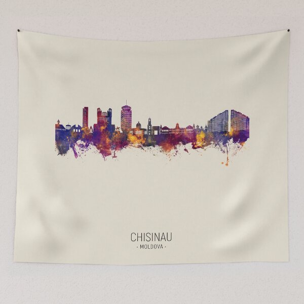 Item preview, Chisinau Moldova Skyline designed and sold by ArtPrints.