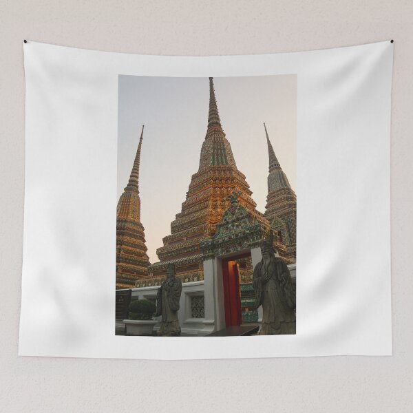 Item preview, First entrance view to Phra Chedi Rai with two guardians designed and sold by kall3bu.
