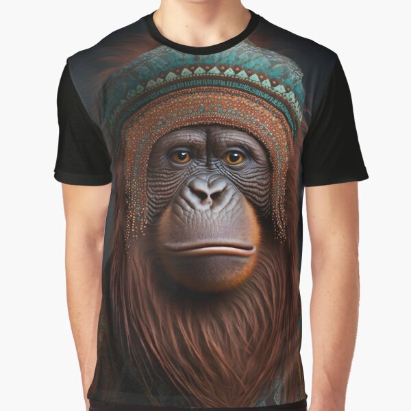 Tee shirt cheap tete de singe