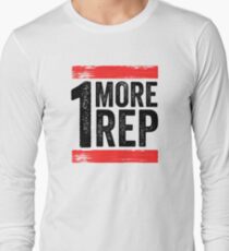 Camiseta de manga larga 1 More Rep Sticker & T-Shirt - Gift For Gym Fitness Crossfit