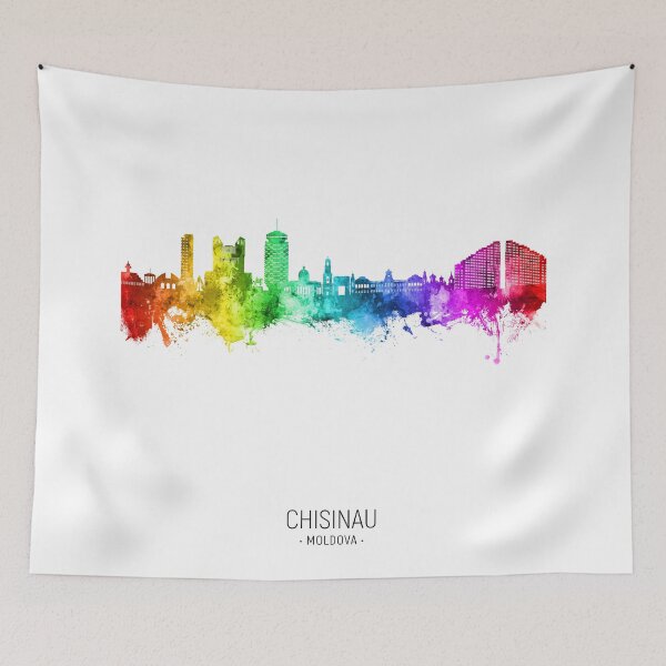 Item preview, Chisinau Moldova Skyline designed and sold by ArtPrints.