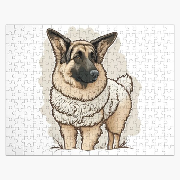  Wooden Jigsaw Puzzle Game Purebred German Shepherd Dog