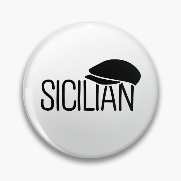 Item preview, Sicilian with Coppola Hat black text designed and sold by Mohammed abuewaida.