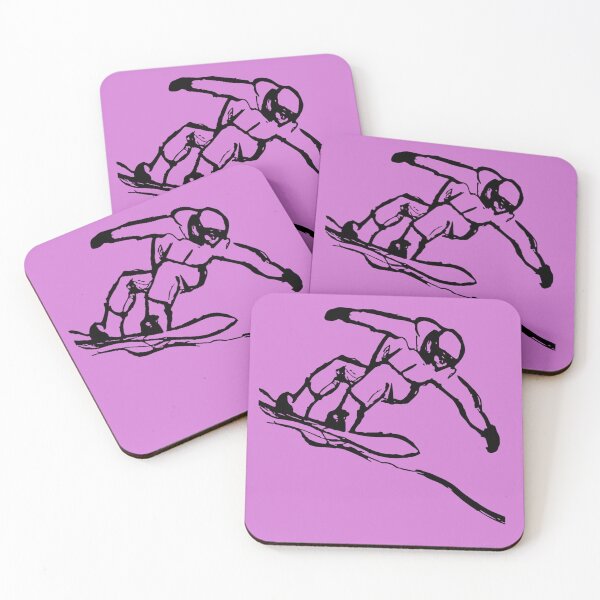 Item preview, Riding snowboarder black gift designed and sold by TeeArtistry.