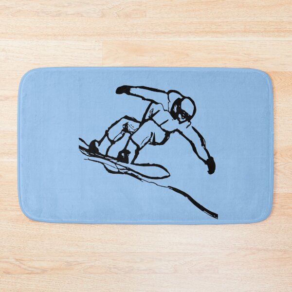 Item preview, Riding snowboarder black gift designed and sold by TeeArtistry.