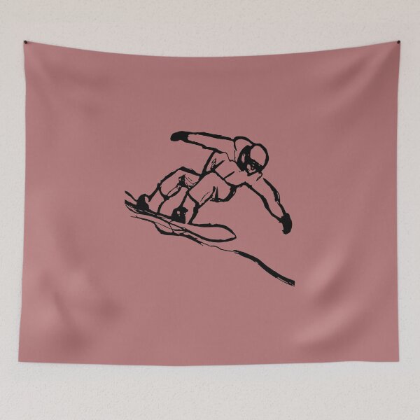 Item preview, Riding snowboarder black gift designed and sold by TeeArtistry.